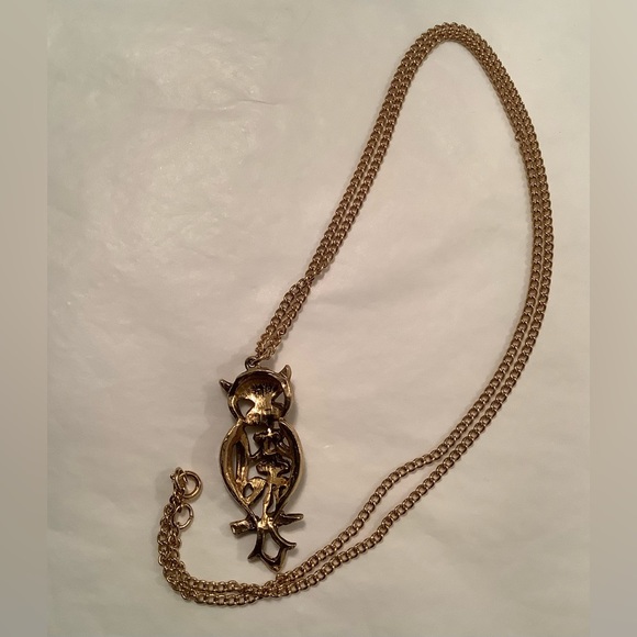 vintage TLC owl  Bird necklace - Picture 3 of 4